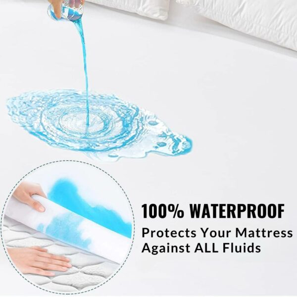 Mattress Protector | Waterproof Bed Cover | Bed Topper 1